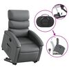 vidaXL Fauteuil inclinable gris similicuir