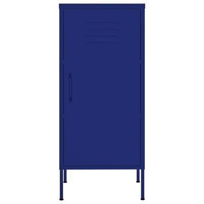 vidaXL Armoire de rangement Bleu marine 42,5x35x101,5 cm Acier