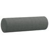 vidaXL Canapé 2 places avec oreillers gris foncé 120 cm tissu