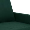 vidaXL Fauteuil Vert fonc&eacute; 60 cm Velours