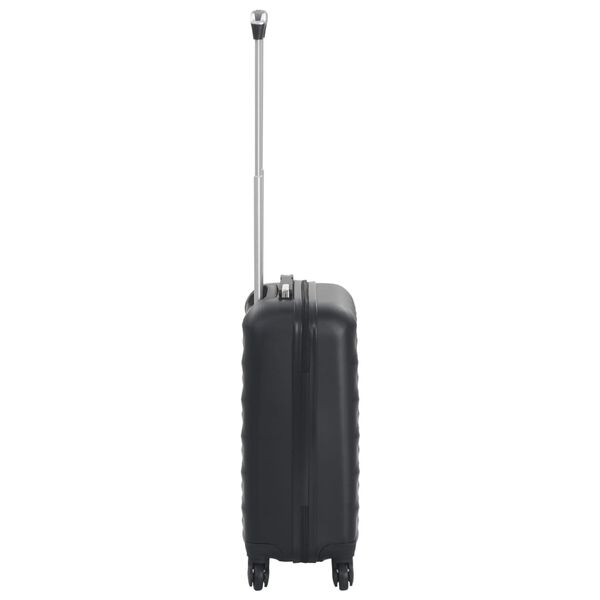 vidaXL Valise rigide Noir ABS