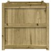 vidaXL Jardinière d'extérieur 70x70x70 cm bois de pin imprégné