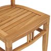 vidaXL Ensemble &agrave; manger de jardin 5 pcs bois de teck solide
