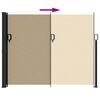 vidaXL Auvent latéral rétractable beige 170x300 cm