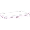 vidaXL Dessus de bureau 80x40x4 cm bambou
