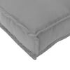 vidaXL Coussin Gris 120 x 60 x 12 cm Tissu Oxford