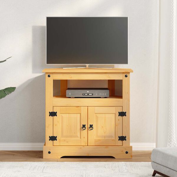 vidaXL Table console Gamme Corona Pin mexicain 80x43x78 cm