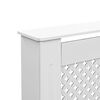 vidaXL Cache-radiateur Blanc 112x19x81,5 cm MDF