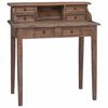 vidaXL Bureau d'&eacute;criture et tiroirs 90x50x101 cm bois massif d'acajou
