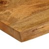 vidaXL Dessus de table 40x40x3,8 cm bord vivant bois massif manguier