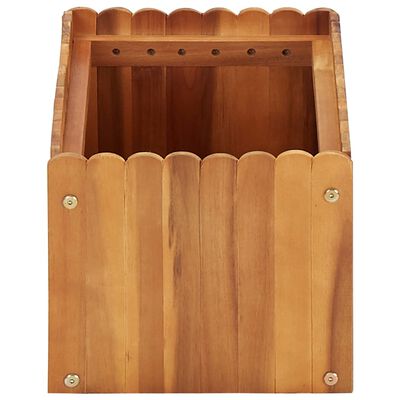 vidaXL Lit surélevé de jardin 50x30x25 cm Bois massif d'acacia