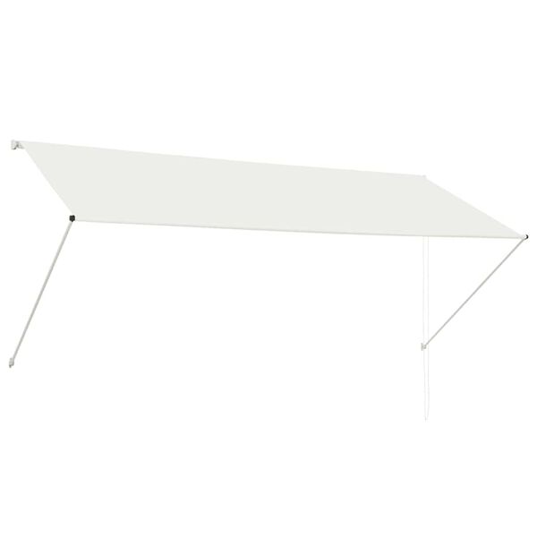 vidaXL Auvent r&eacute;tractable 300x150 cm Cr&egrave;me