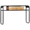vidaXL Table console 118 x 30 x 75 cm Bois de manguier massif