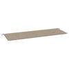 vidaXL Coussin de banc de jardin taupe 150x50x3 cm tissu oxford