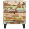 vidaXL Table de chevet 50x33x62cm Bois de récupération et d'ingénierie