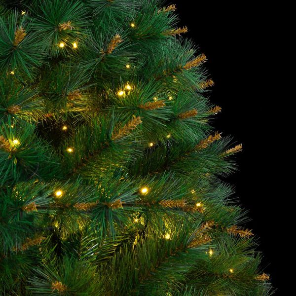 vidaXL Sapin de No&euml;l artificiel articul&eacute; avec 300 LED 210 cm