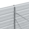 vidaXL Lit sur&eacute;lev&eacute; de jardin 160x80x77 cm Acier galvanis&eacute; Argent&eacute;