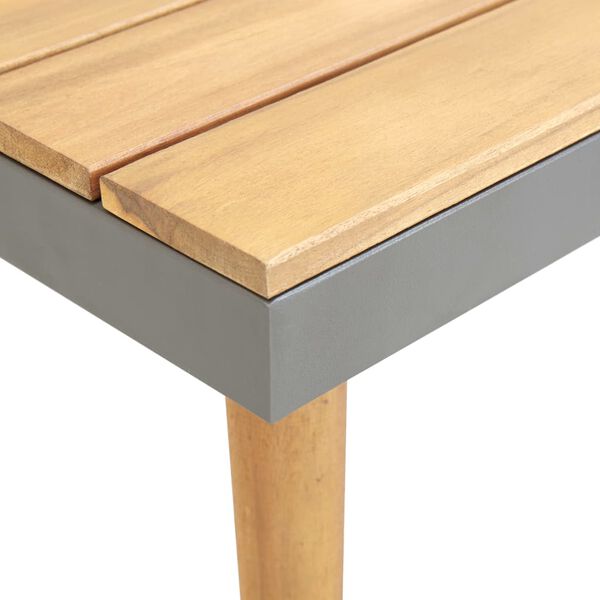 vidaXL Table basse de jardin 60x60x31,5 cm Bois solide d'acacia