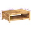 vidaXL Table basse 80x55x30 cm bois de manguier massif