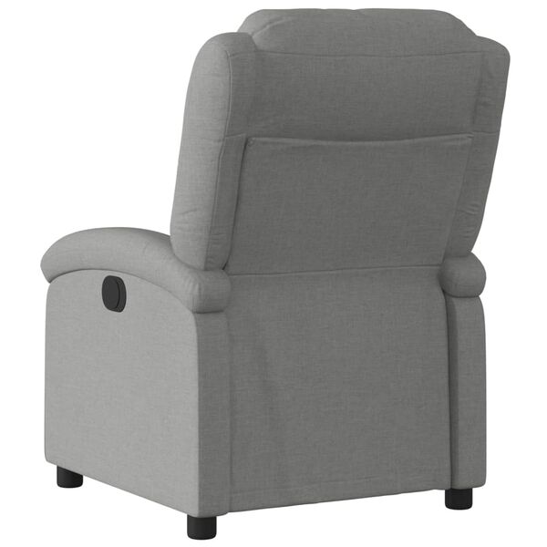 vidaXL Fauteuil inclinable gris fonc&eacute; tissu
