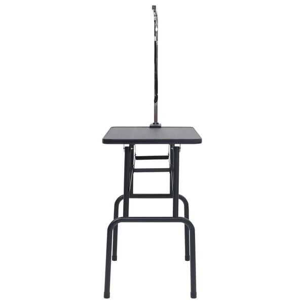 vidaXL Table de toilettage réglable pour chiens avec 1 boucle