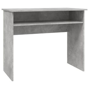 vidaXL Bureau Gris b&eacute;ton 90x50x74 cm Bois d'ing&eacute;nierie
