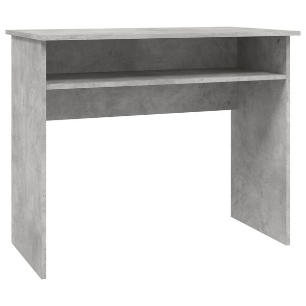 vidaXL Bureau Gris b&eacute;ton 90x50x74 cm Bois d'ing&eacute;nierie
