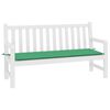 vidaXL Coussin de banc de jardin vert 200x50x3 cm tissu oxford
