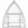 vidaXL Cage pour poules argenté 100x105x120 cm acier galvanisé