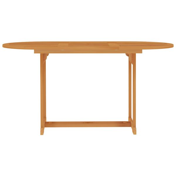vidaXL Table de jardin 150x90x75 cm Bois de teck massif