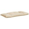 vidaXL Coussins de palette lot de 3 beige tissu
