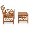 vidaXL Salon de jardin 2 pcs Bois d'acacia solide