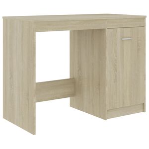vidaXL Bureau Chêne sonoma 100x50x76 cm Bois d’ingénierie