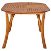 vidaXL Table de jardin 201x100x75 cm Bois d'acacia massif