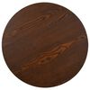 vidaXL Table de bistro Marron fonc&eacute; 60 cm MDF