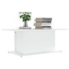 vidaXL Table basse blanc 102x55,5x40 cm bois d'ing&eacute;nierie