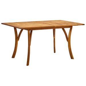 vidaXL Table de jardin 150x90x75 cm Bois d'acacia solide
