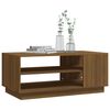 vidaXL Table basse ch&ecirc;ne marron 102x55x43 cm bois d'ing&eacute;nierie