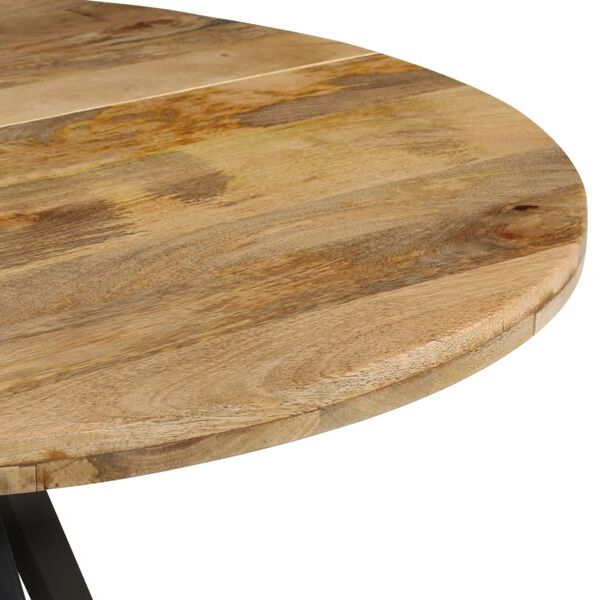 vidaXL Table &agrave; d&icirc;ner 110x75 cm Bois de manguier massif
