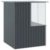 vidaXL Cage pour oiseaux Anthracite 154 x 154 x 200 cm Acier galvanisé