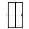 vidaXL Cabine de douche pliable ESG 100x140 cm Noir