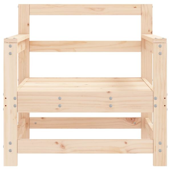 vidaXL Chaises de jardin lot de 2 bois massif de pin