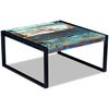 vidaXL Table basse Bois de r&eacute;cup&eacute;ration massif 80x80x40 cm