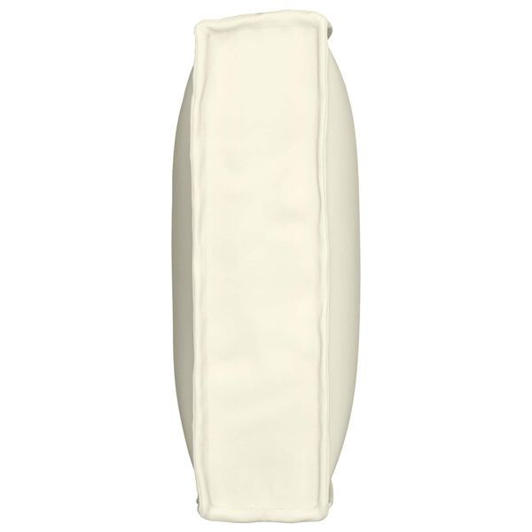 vidaXL Coussin Cr&egrave;me 80 x 40 x 12 cm Tissu Oxford