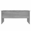 vidaXL Table basse Sonoma gris 102x50,5x46,5 cm Bois d'ing&eacute;nierie