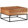 vidaXL Table basse 68x68x41 cm Bois d'acacia solide