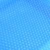 vidaXL Film solaire de piscine ronde PE 250 cm Bleu