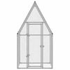 vidaXL Cage pour poules argenté 100x100x190 cm acier galvanisé