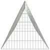 vidaXL Cage pour lapins Argent 650 x 55 x 55 cm Acier galvanis&eacute;
