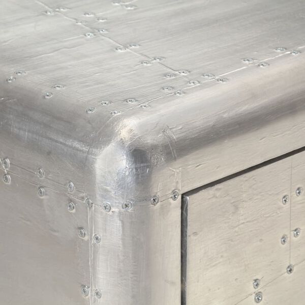 vidaXL Buffet de style aviation 110x35x75 cm Métal